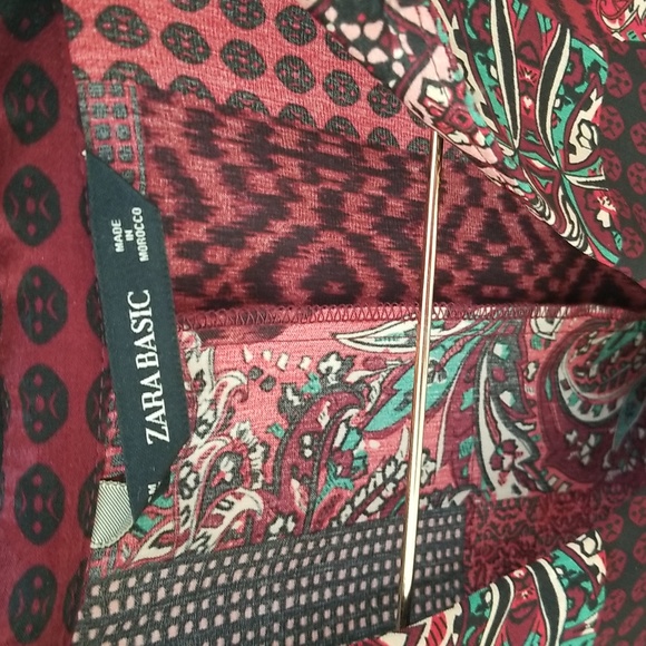 nwt Zara Long Sleeve Pullover Dress - Picture 3 of 9